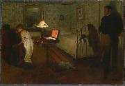 Edgar Degas Interior oil